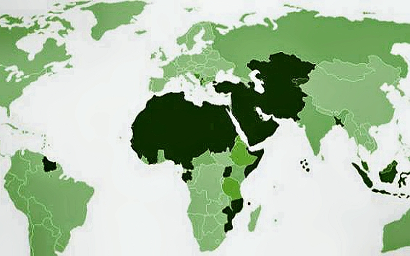 البلدان الإسلامية