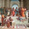 Athene لوحة مدرسة الفلاسفة